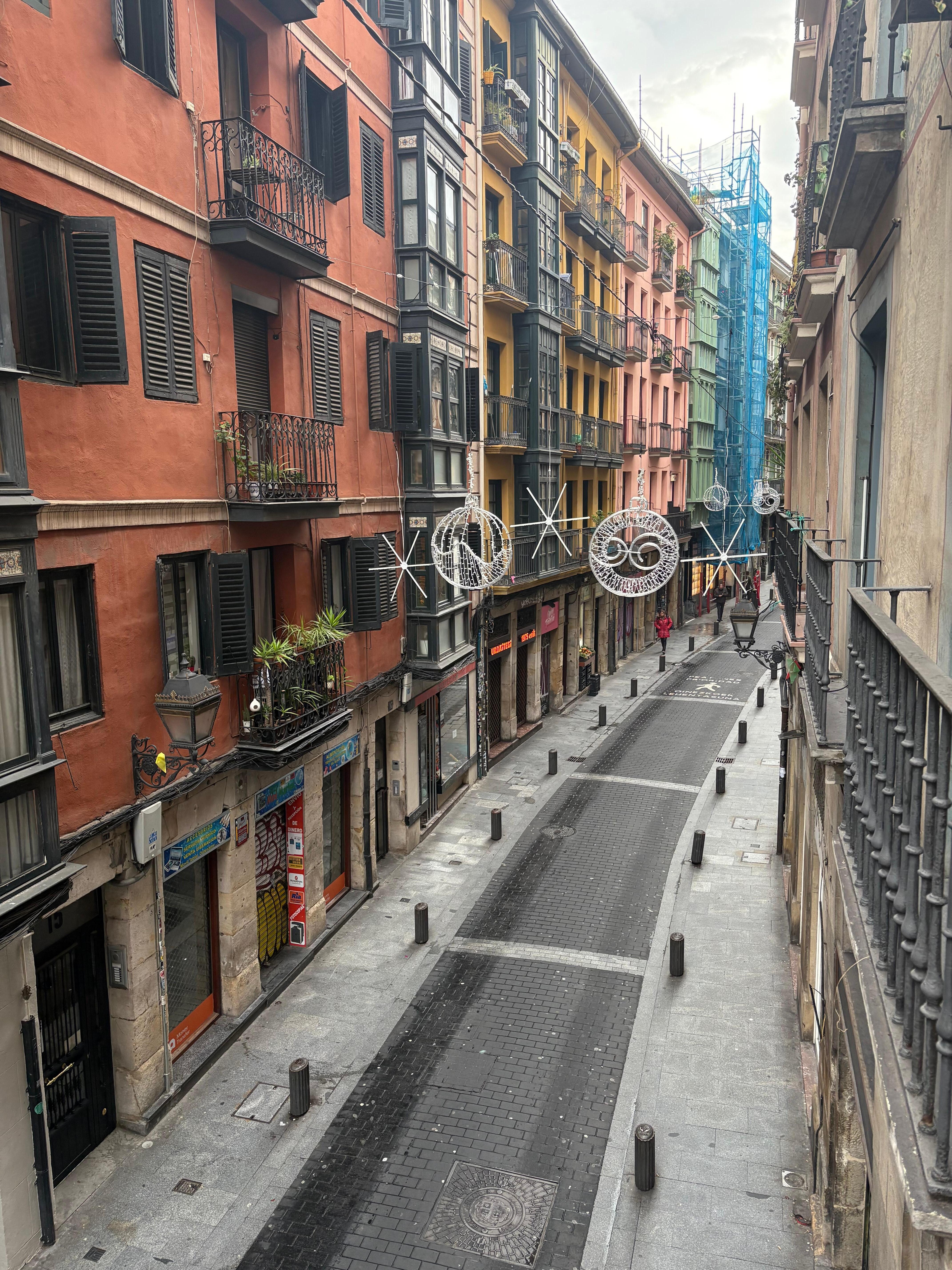 View to right from balcony