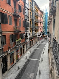 View to right from balcony