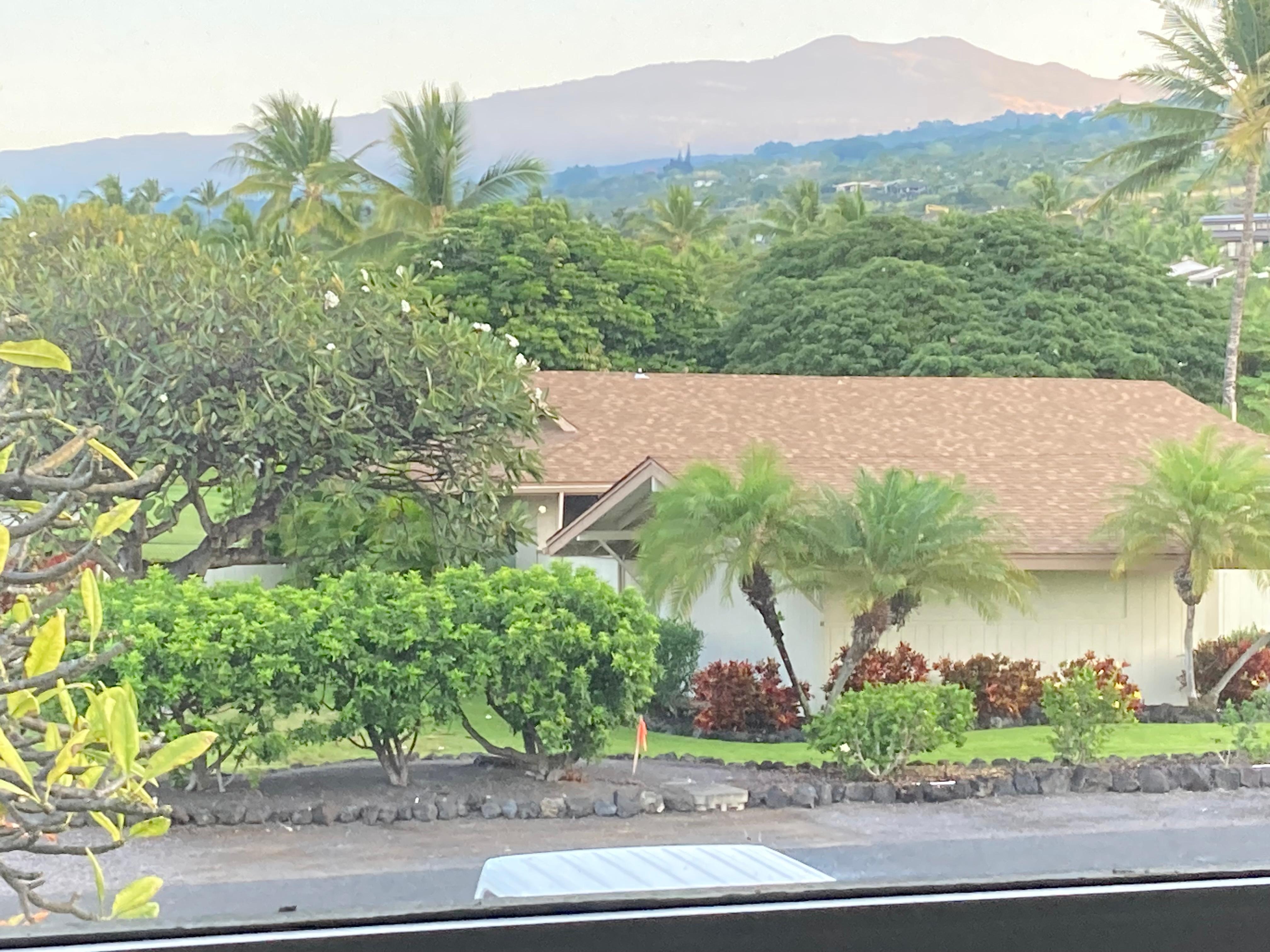 View of the mountains from front of house