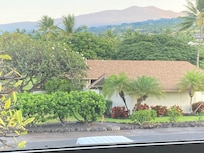 View of the mountains from front of house