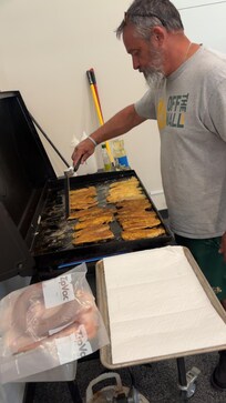 Fish for breakfast!