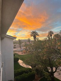 Sunset from the balcony