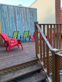 Back deck area.