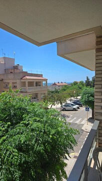 Blick aus dem Balkon