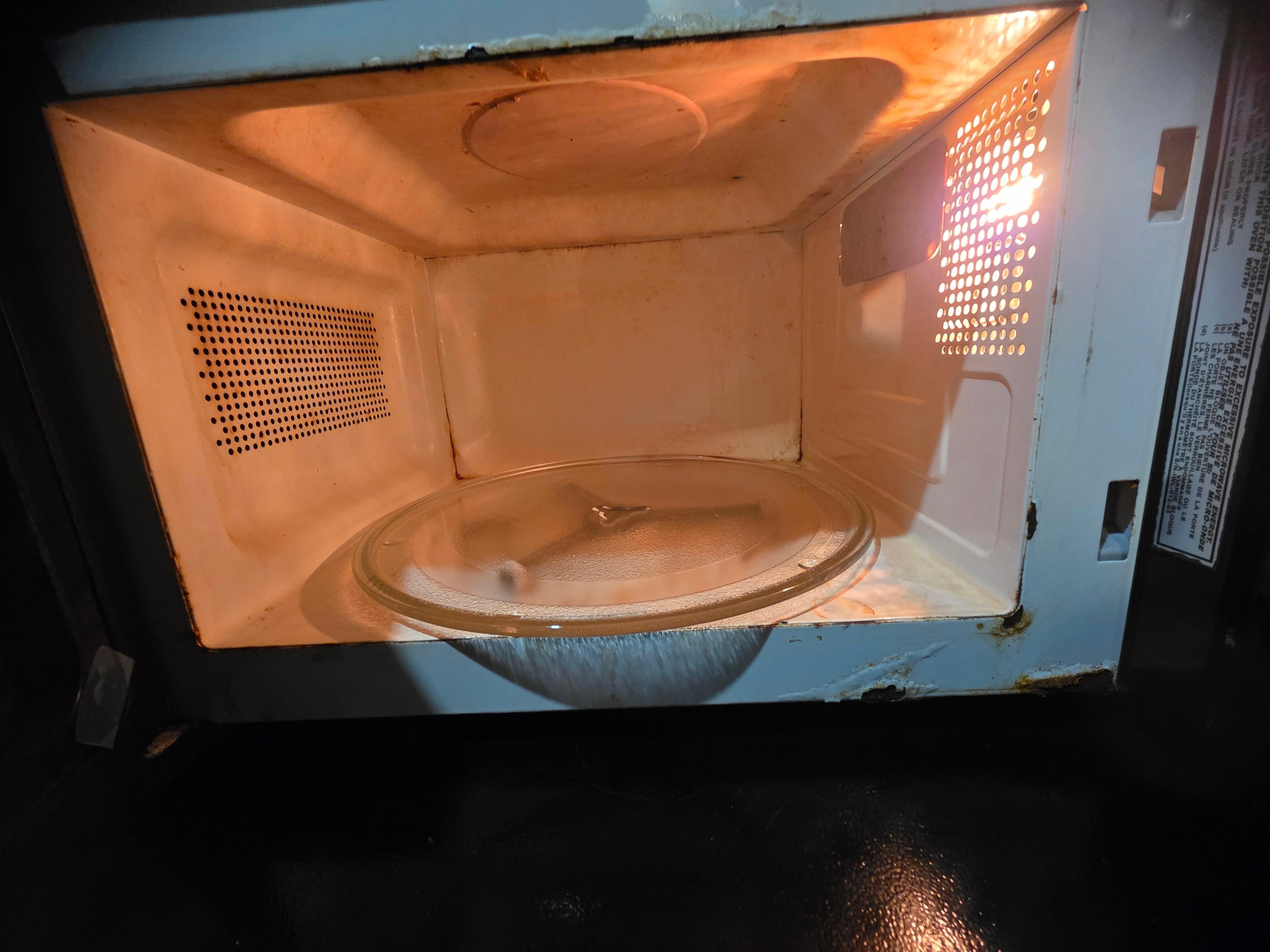Filthy microwave
