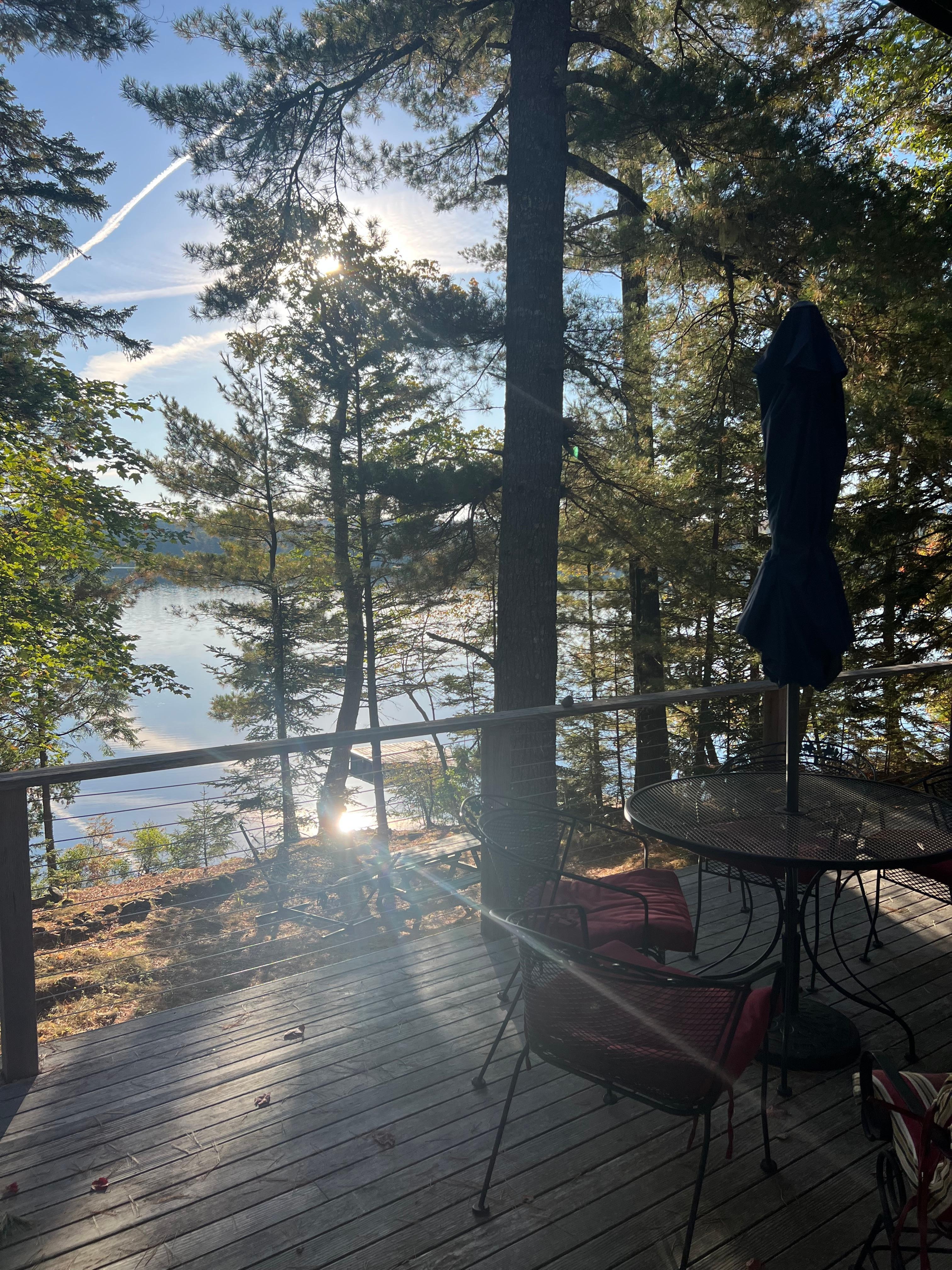 Beautiful deck to enjoy morning and night especially!