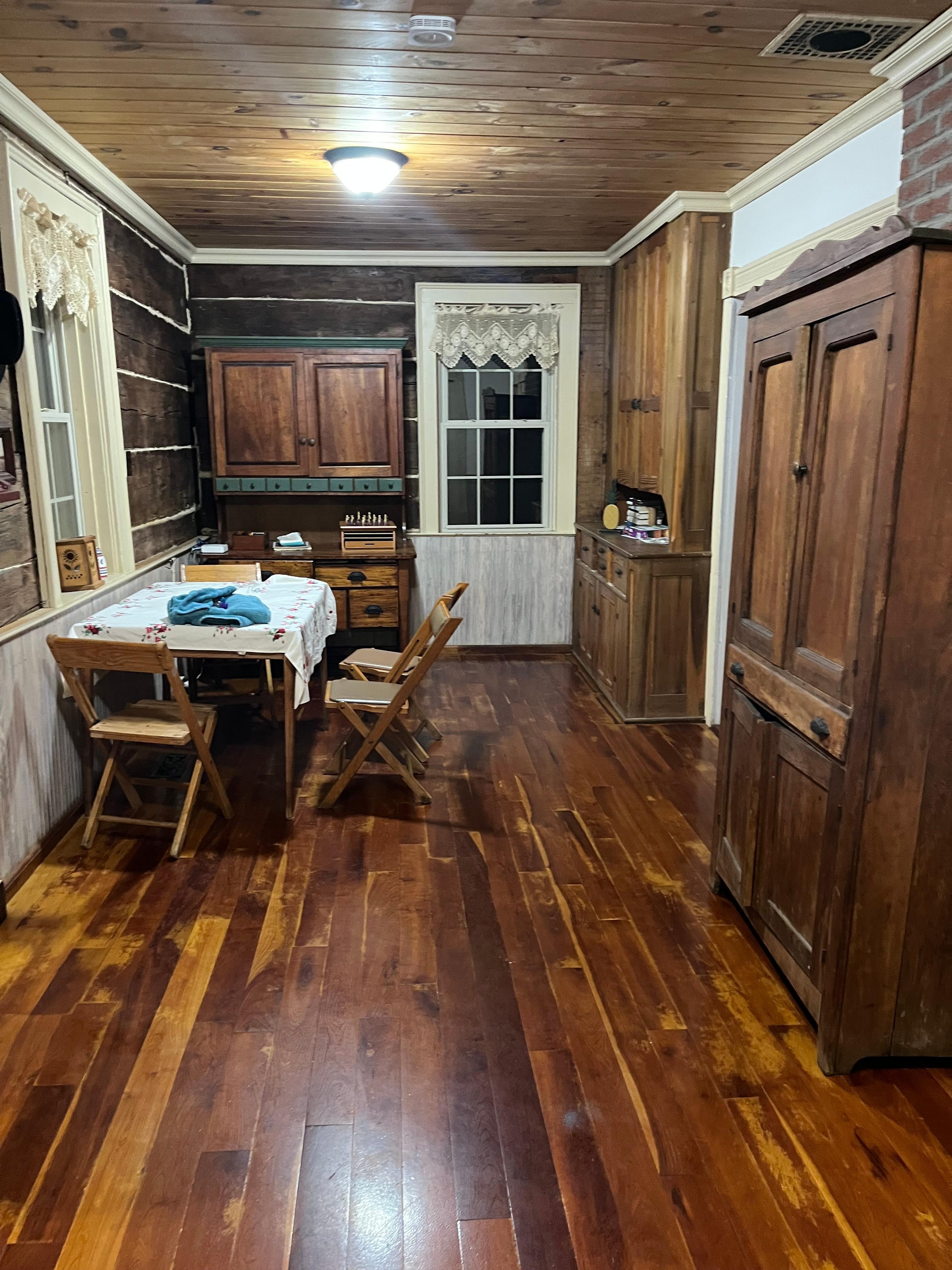 This room was a perfect room to play games in. 