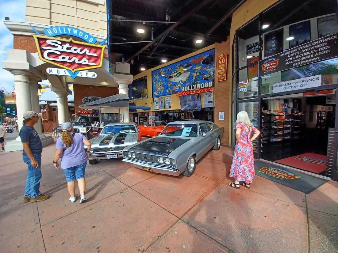 Car museum on the main drag in downtown Gatlinburg.