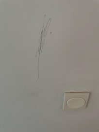 The apartment is in need of painting, maintenance was required for the bathroom drain.