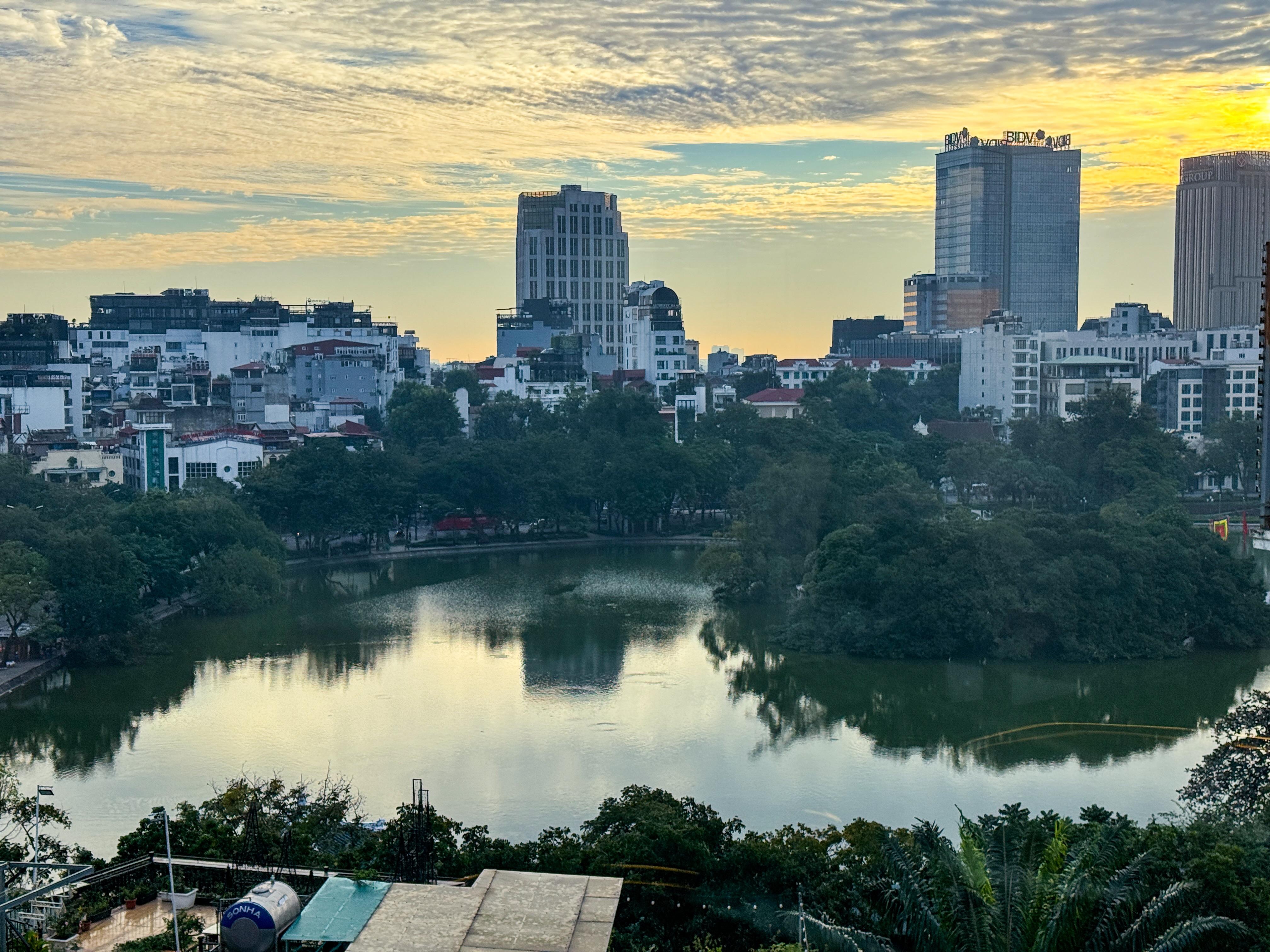 Nice view from restaurant on the 8th floor