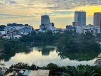 Nice view from restaurant on the 8th floor