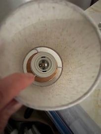 Bedside lamps missing bulbs