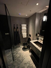 The guest bathroom
