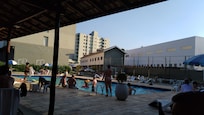 Área da piscina