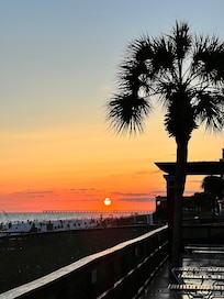 View from our balcony