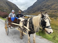 Gap of dunloe tour by horse carriage.