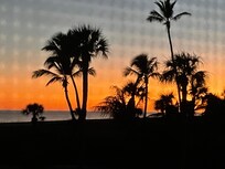 Sunset from our balcony! Breathtaking!