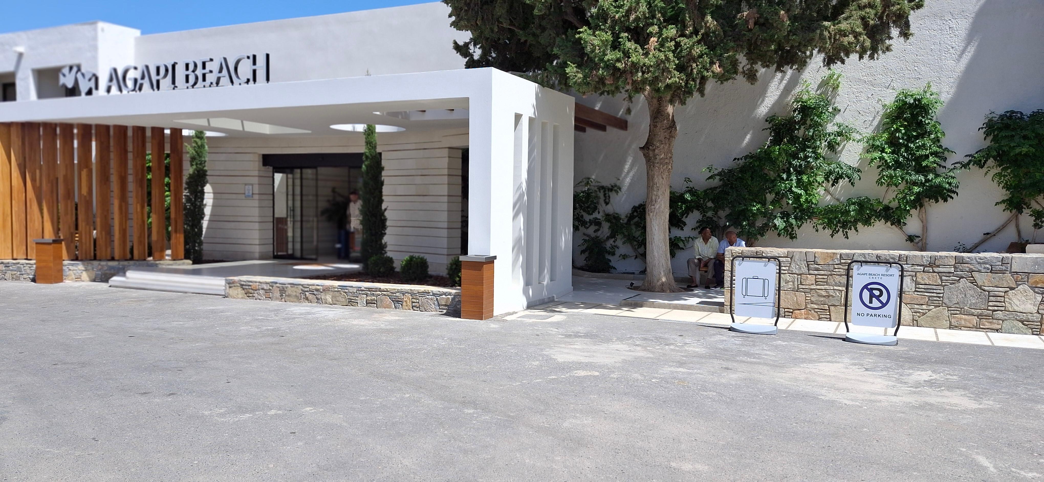 Front of hotel