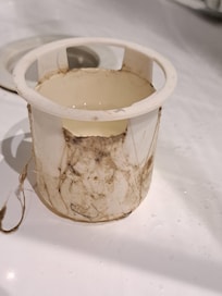 Dirty shower filter that produced an awful smell.