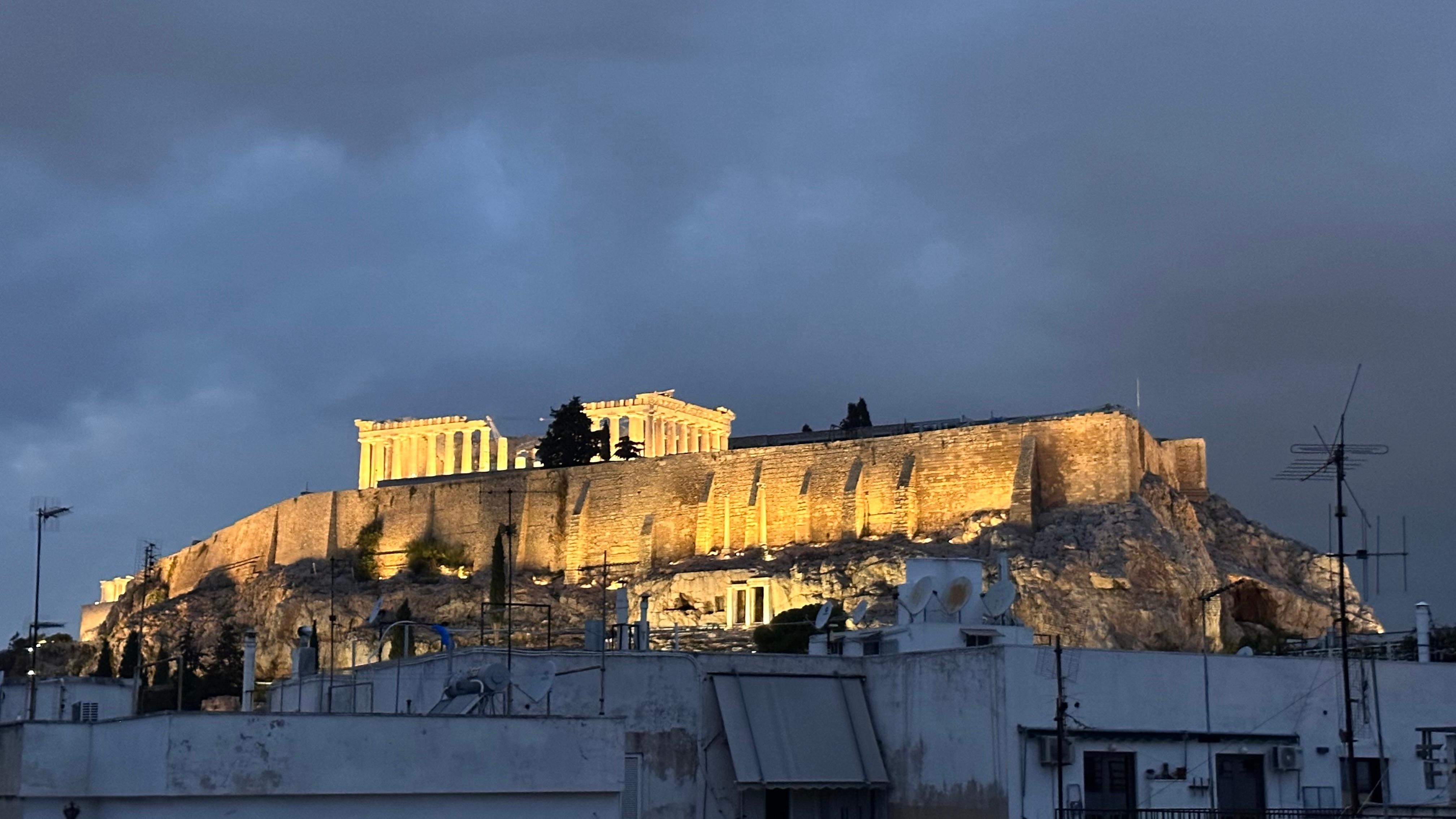 View from the roof terrace