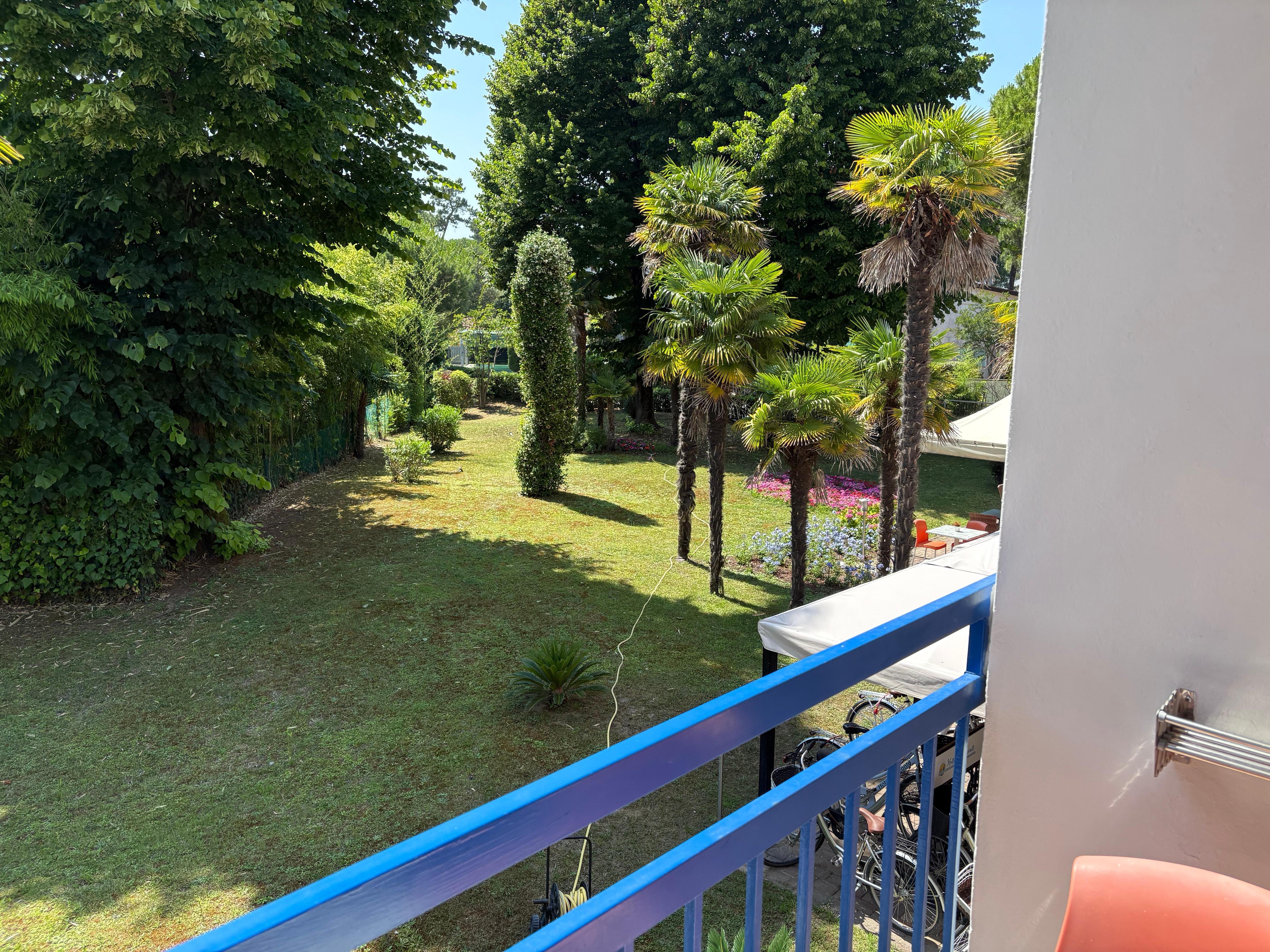 Blick aus dem Balkon