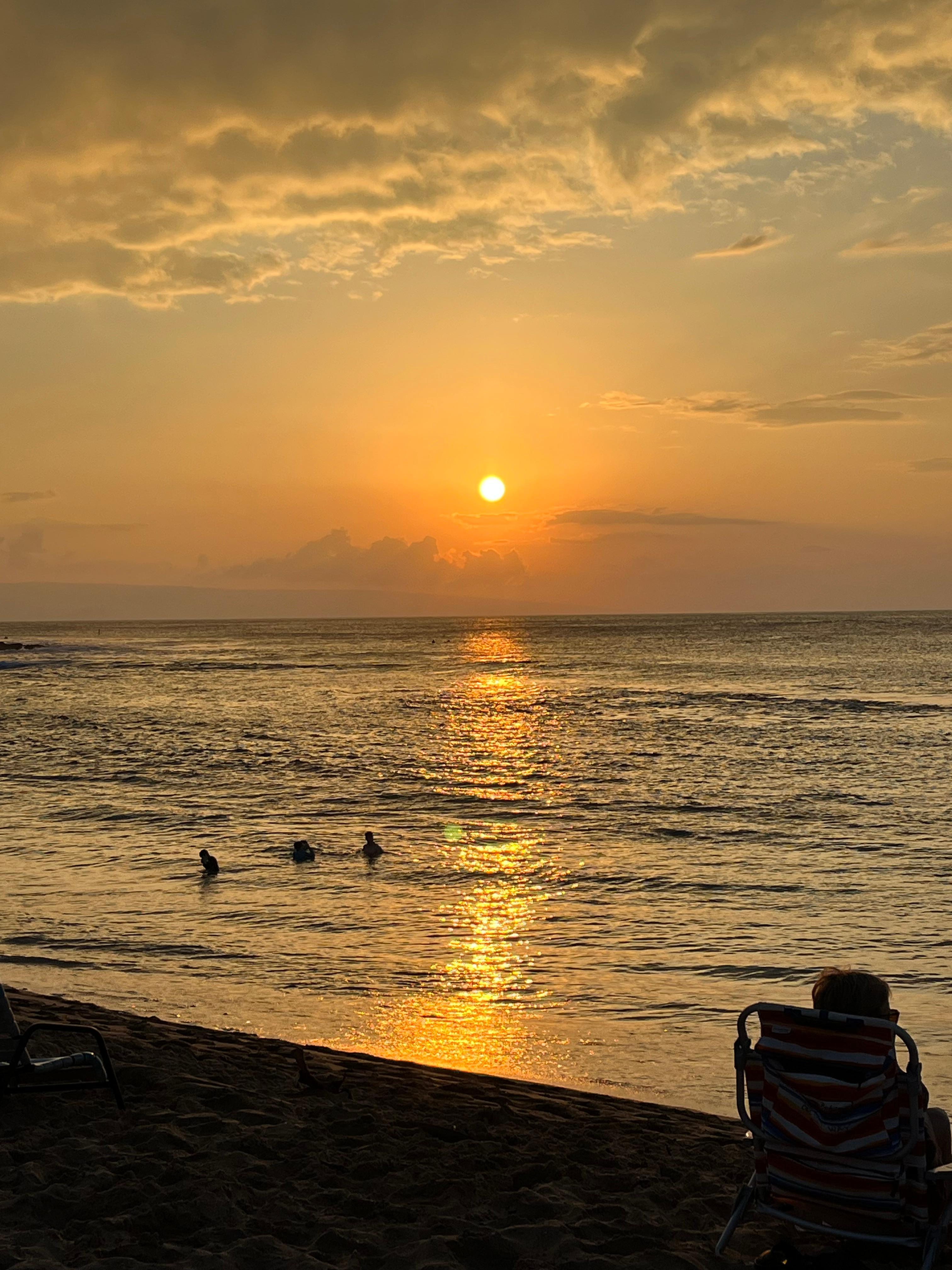 Sunset on Napili Bay