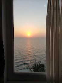 Sunset from the hotel room.