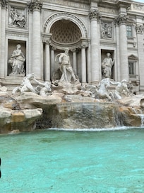 Close to trevi fountain
