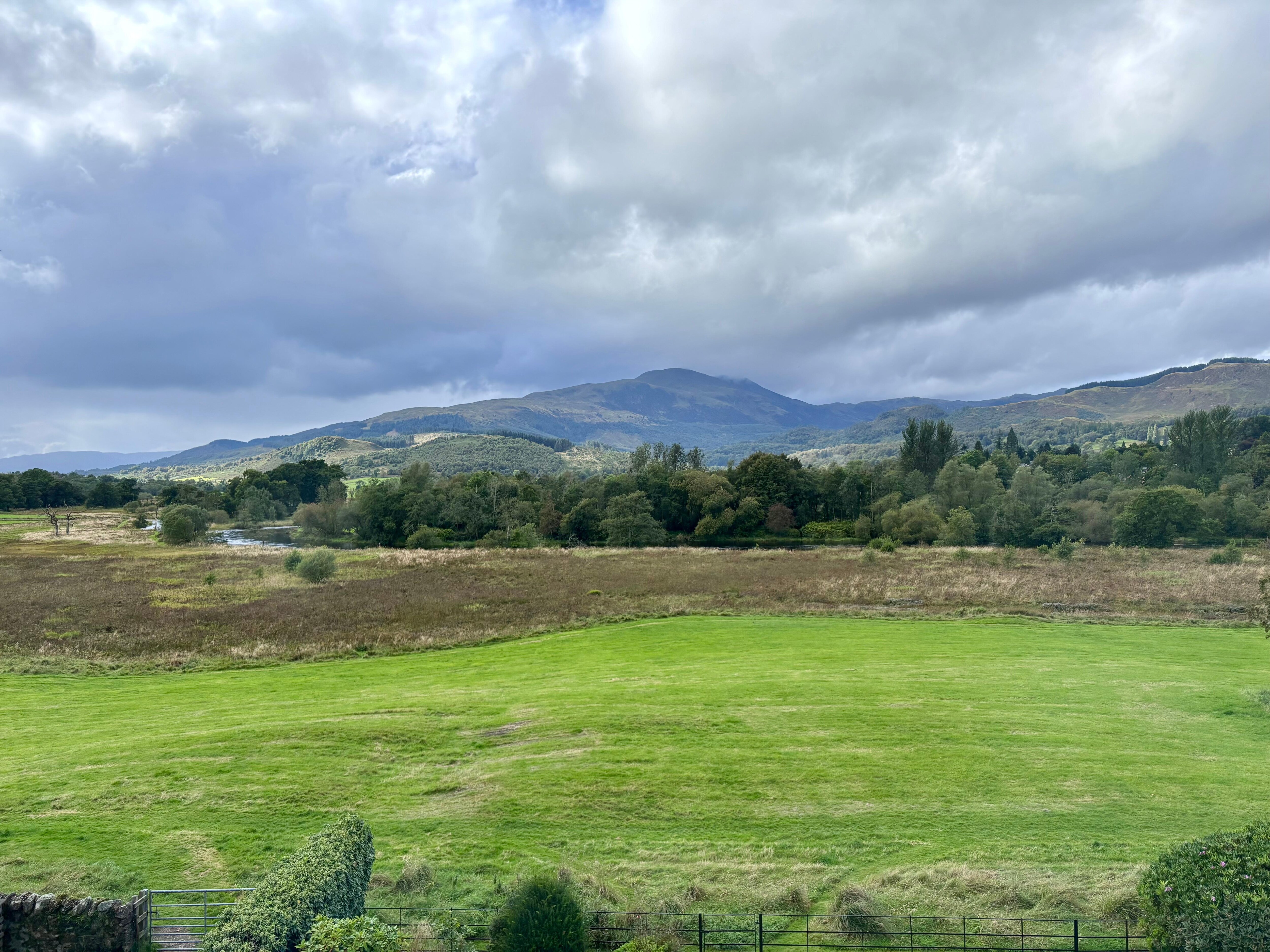 Living room’s and one bedroom’s view