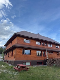 Back of the lodge