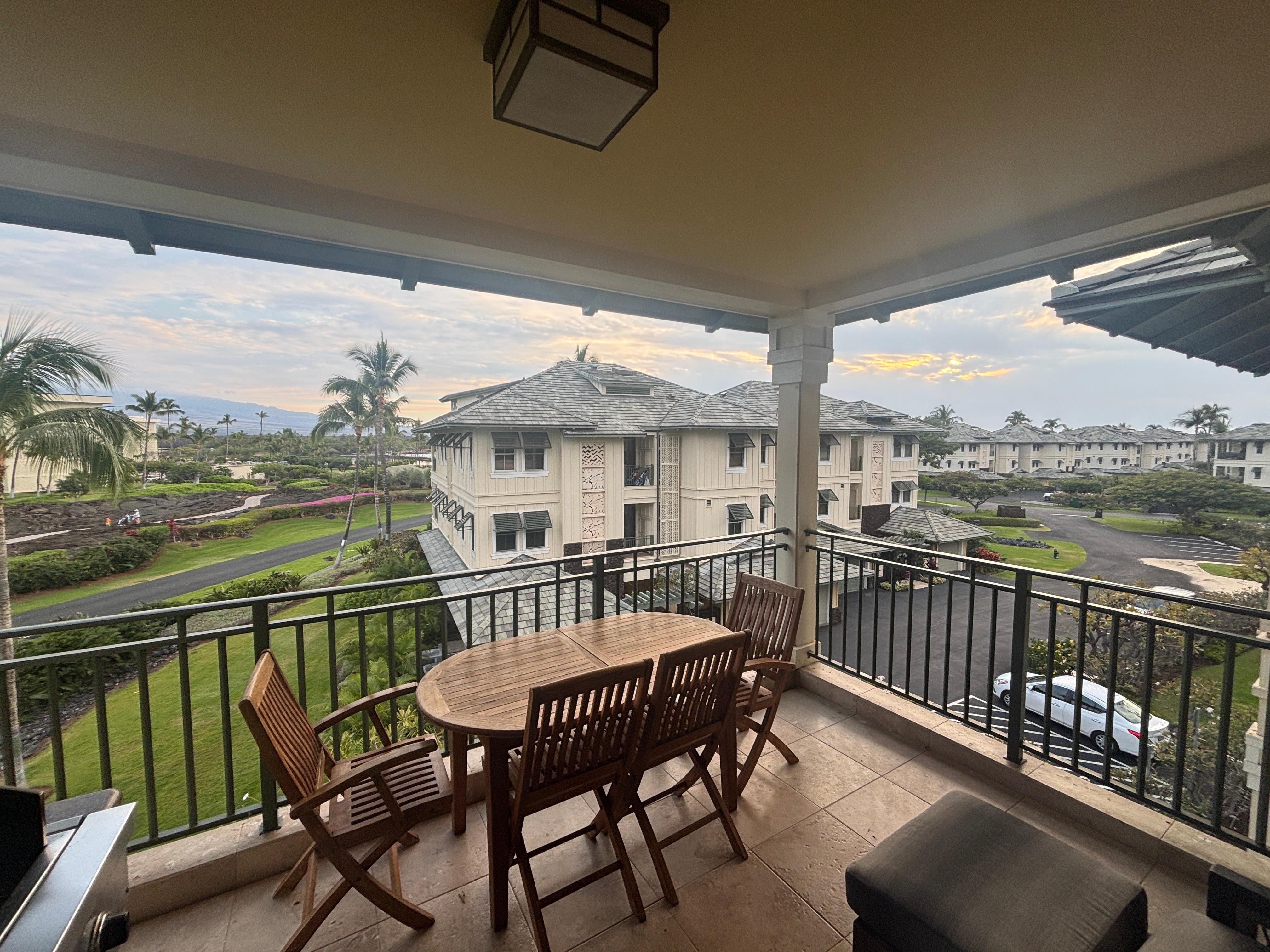 Wide angle view from the patio.