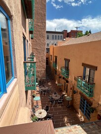 View of the courtyard