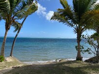 View from beach area