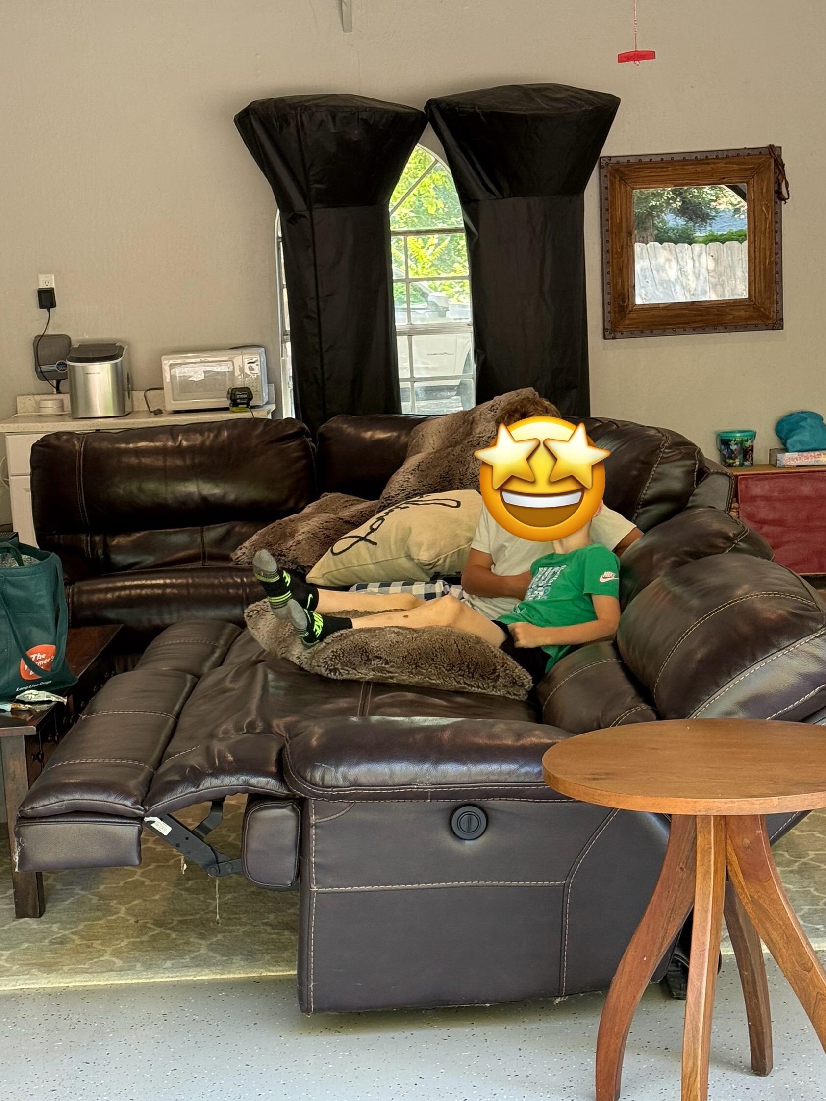 The garage room