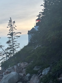 Bass Harbor lighthouse in the evening