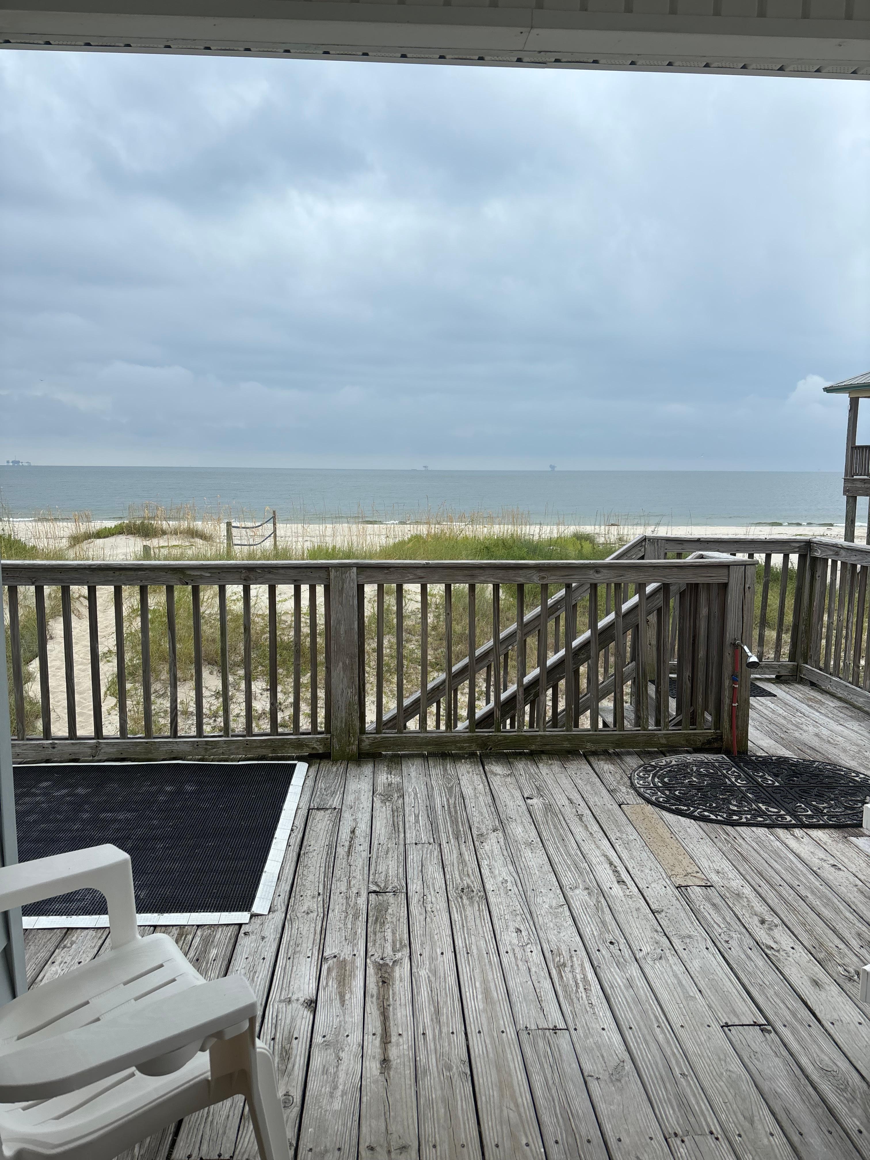 The view from the porch/patio. Didn’t take any pics of the inside.