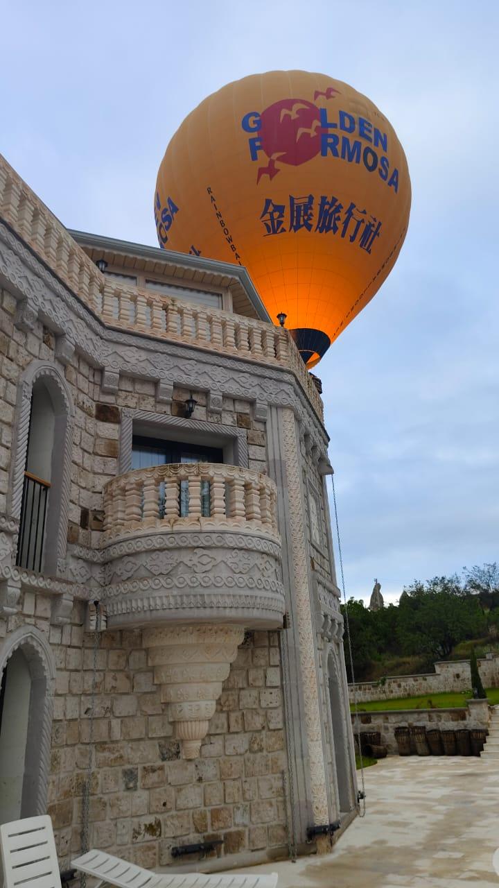 Las vistas reales de los globos