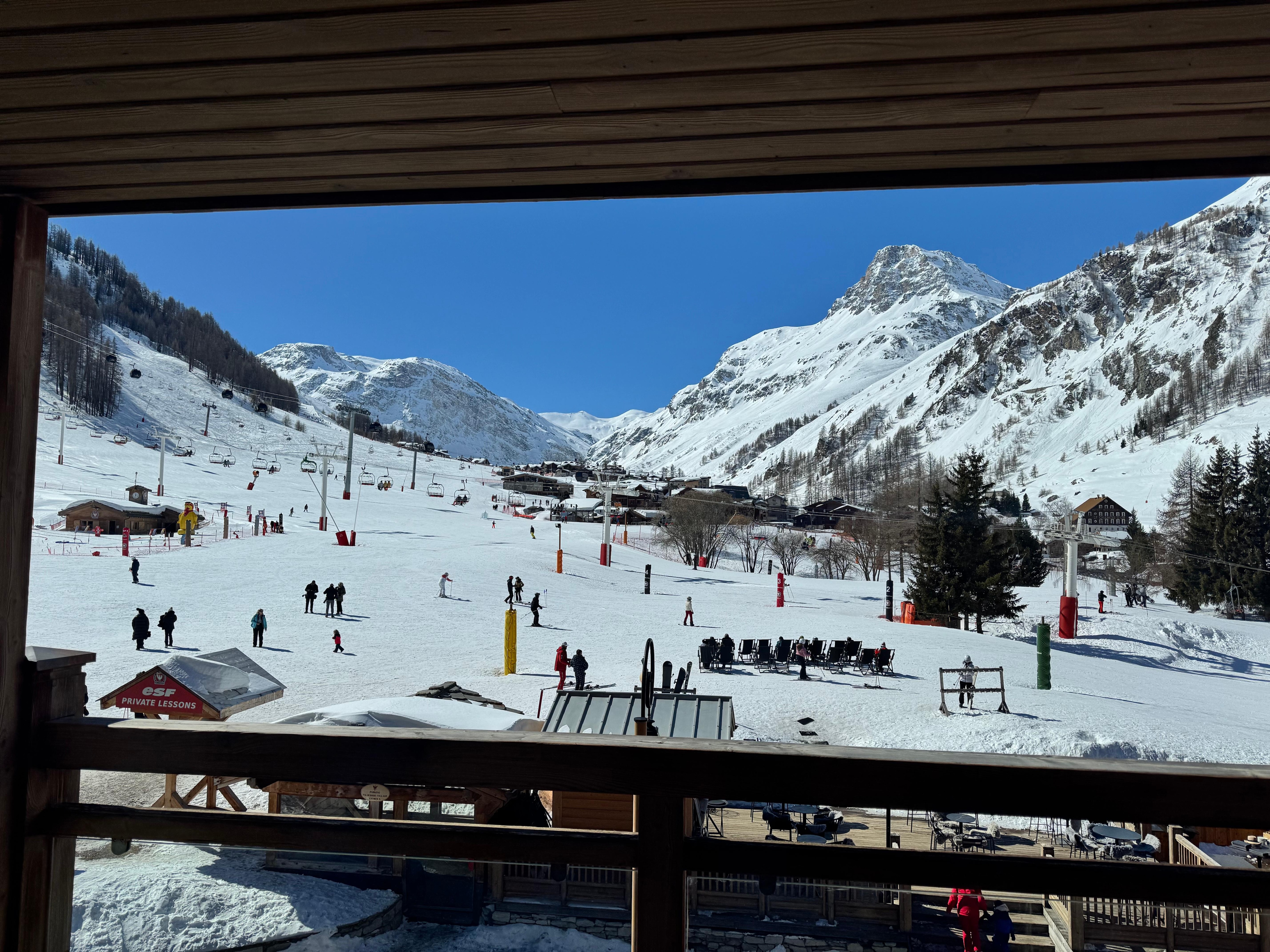 View from the dining table!