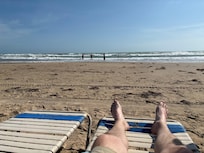 A two minute walk to the beach