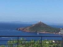Vue extraordinaire de la mer