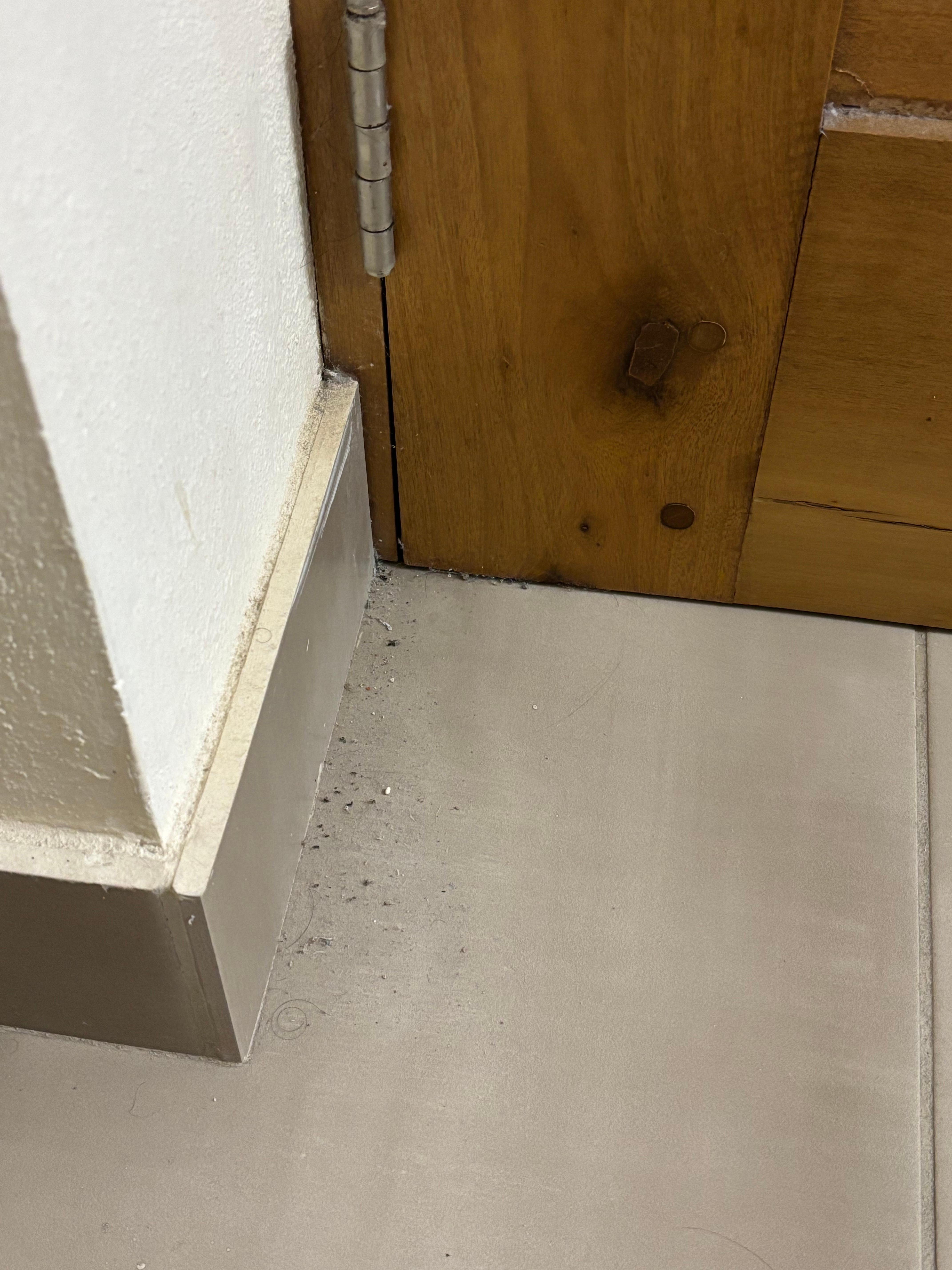 They don’t clean the edges. 