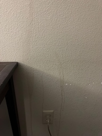 Gross drips going down the wall