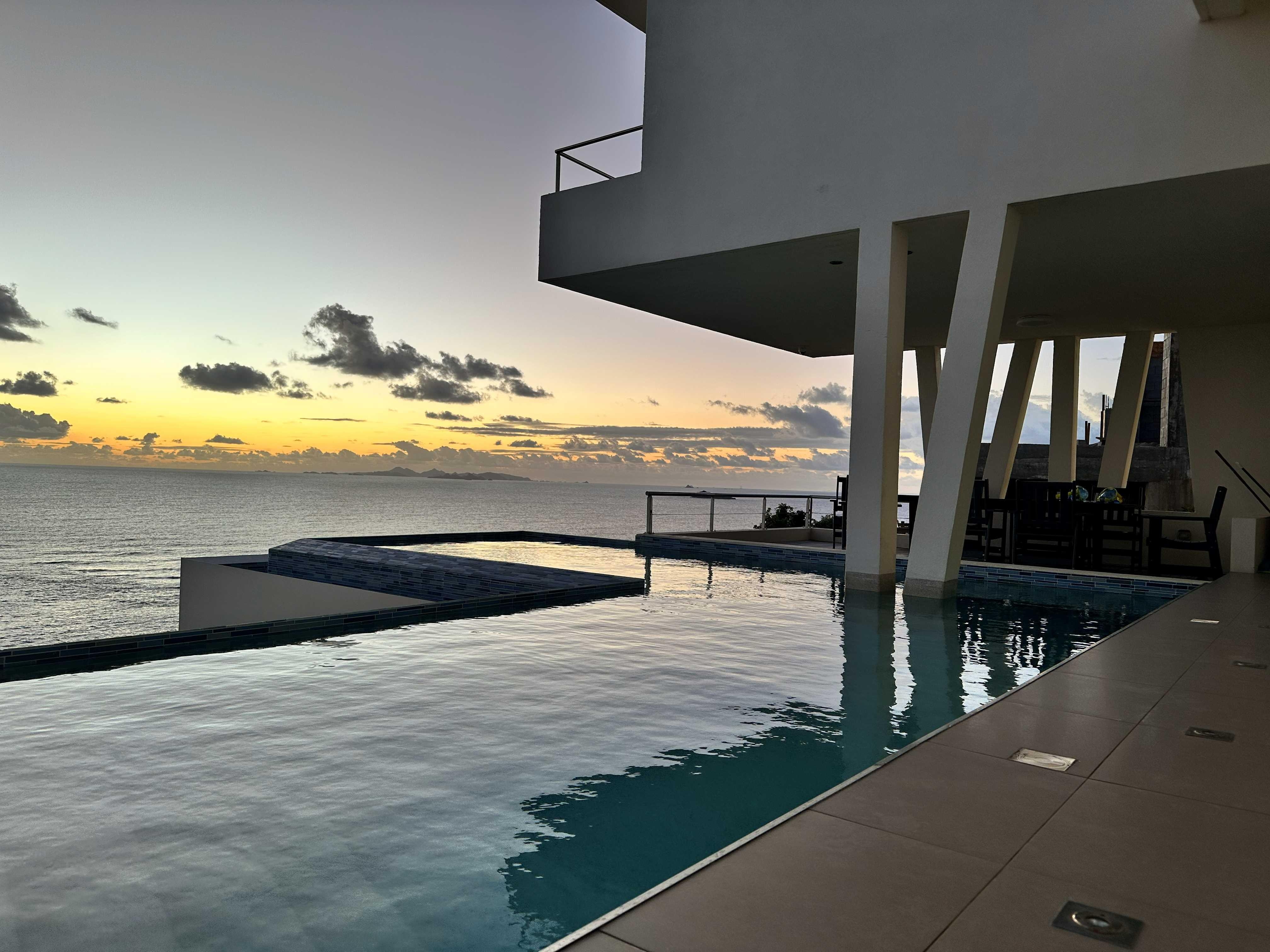 Sunrise over St. Barts