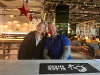 I’d like to say thank you and recognize Lilly pictured here with me in this photo. She was very sweet and kind. She offered many good suggestions for sightseeing and excellent recommendations for restaurants.