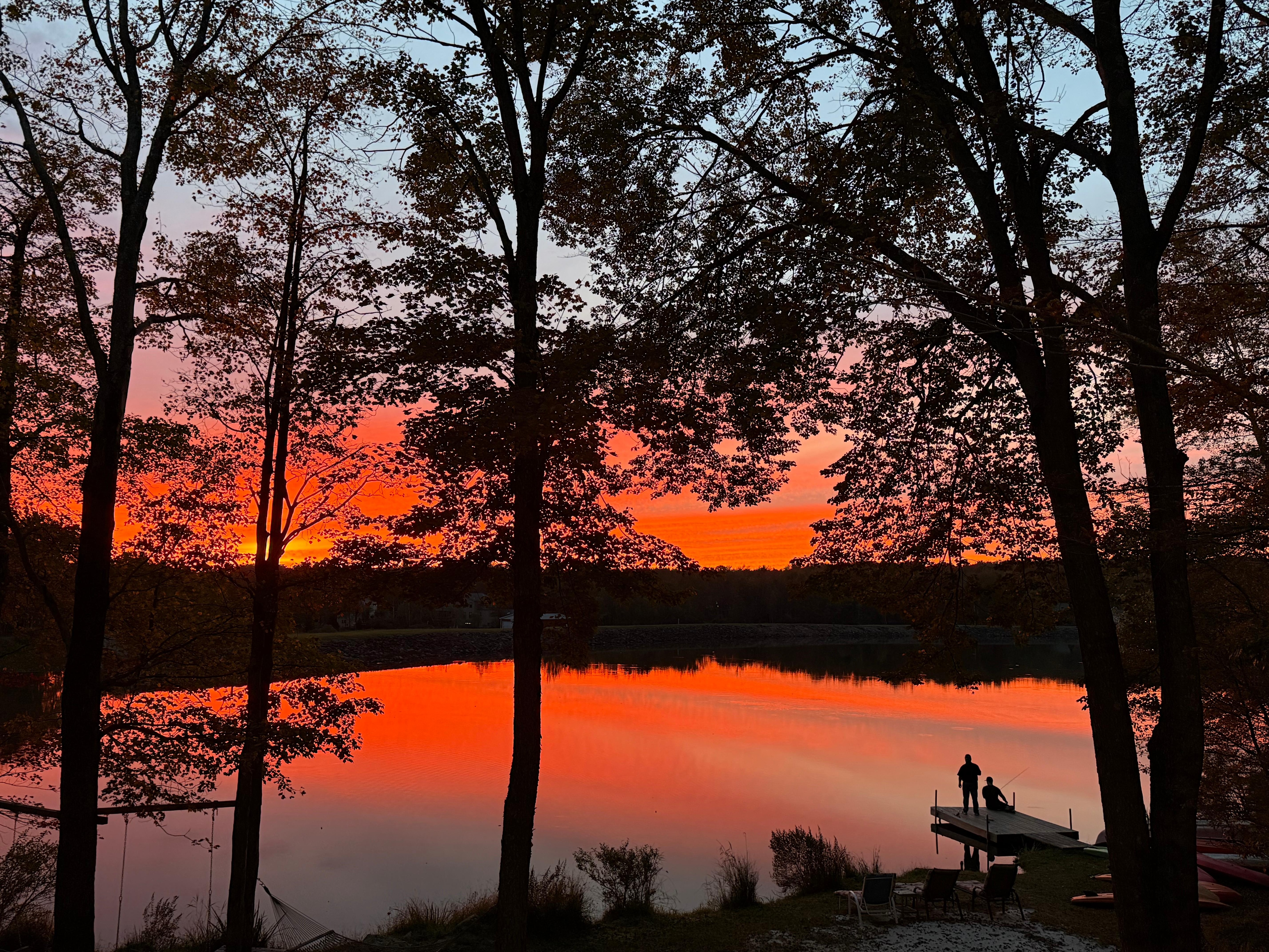 This is the view that greeted us the first evening we arrived!  