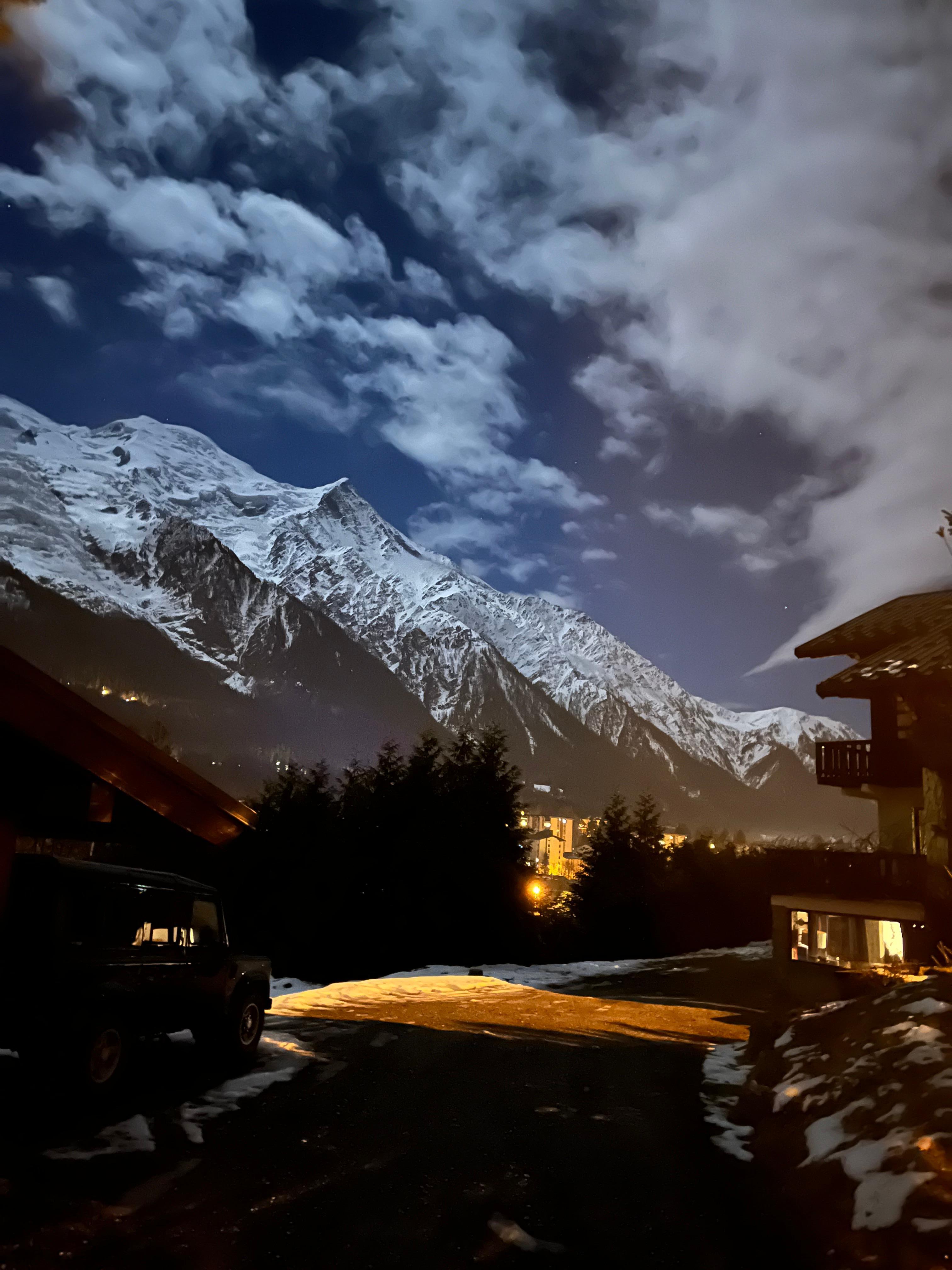 Night view with moon light 