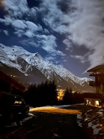 Night view with moon light