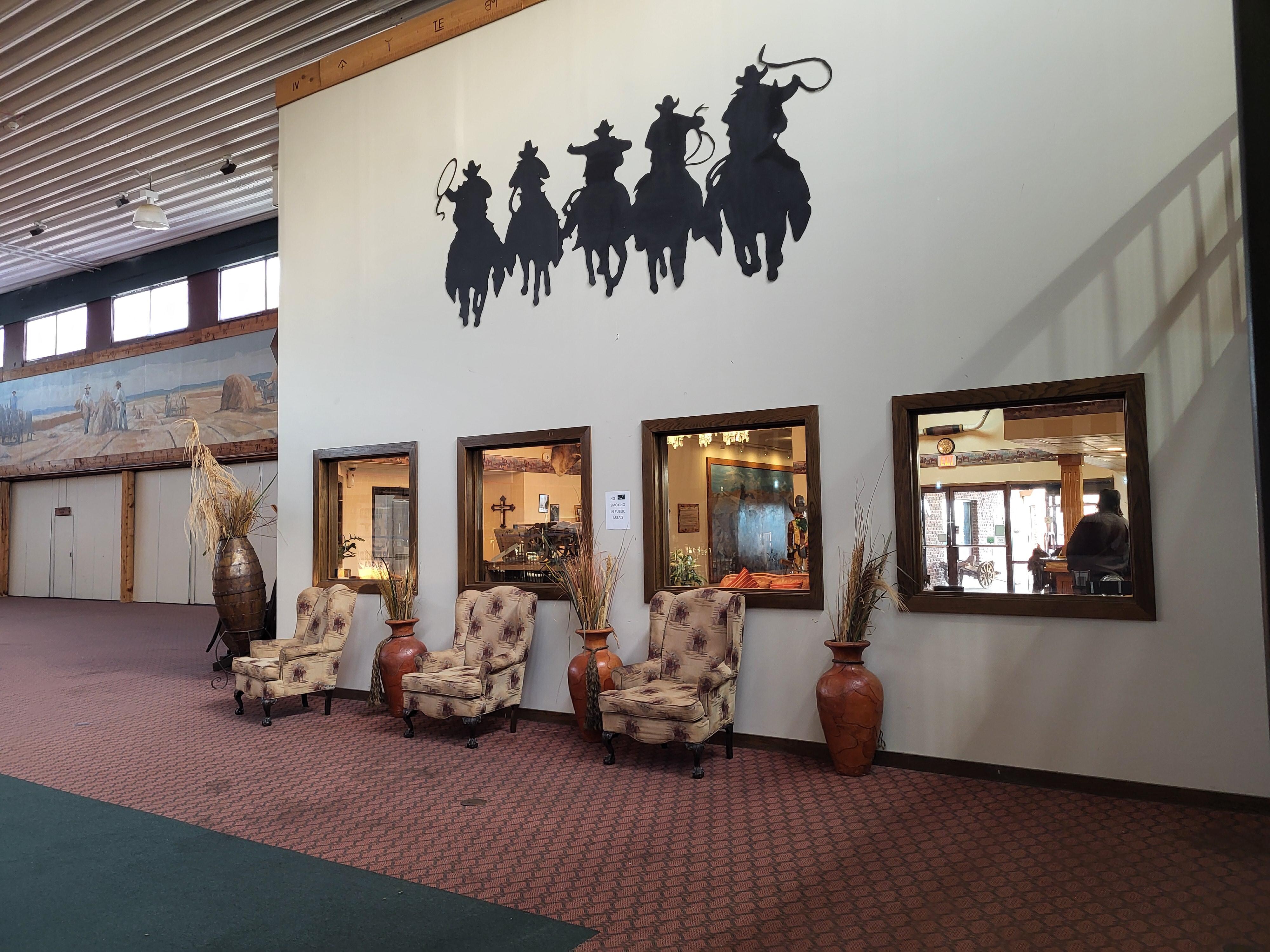 Interior, looking towards the lobby.