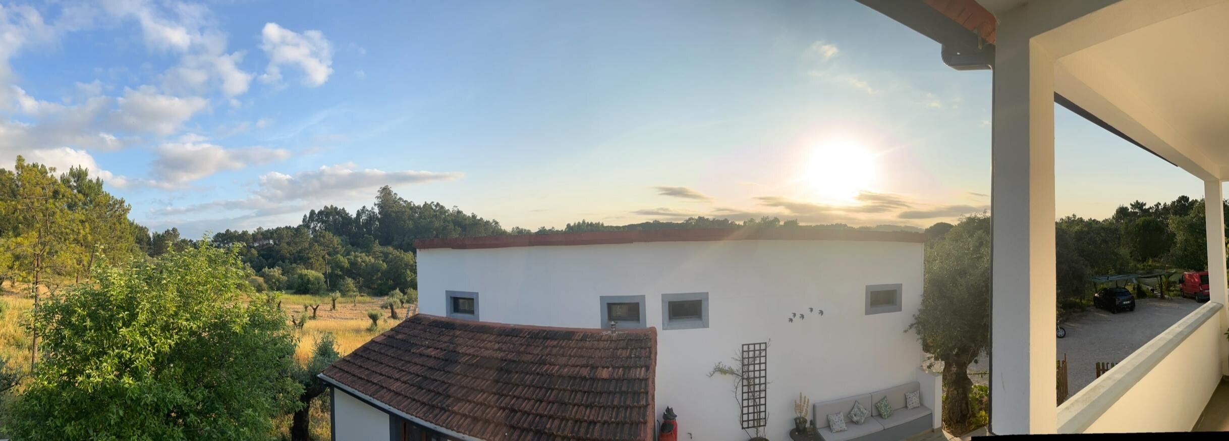 View from the balcony