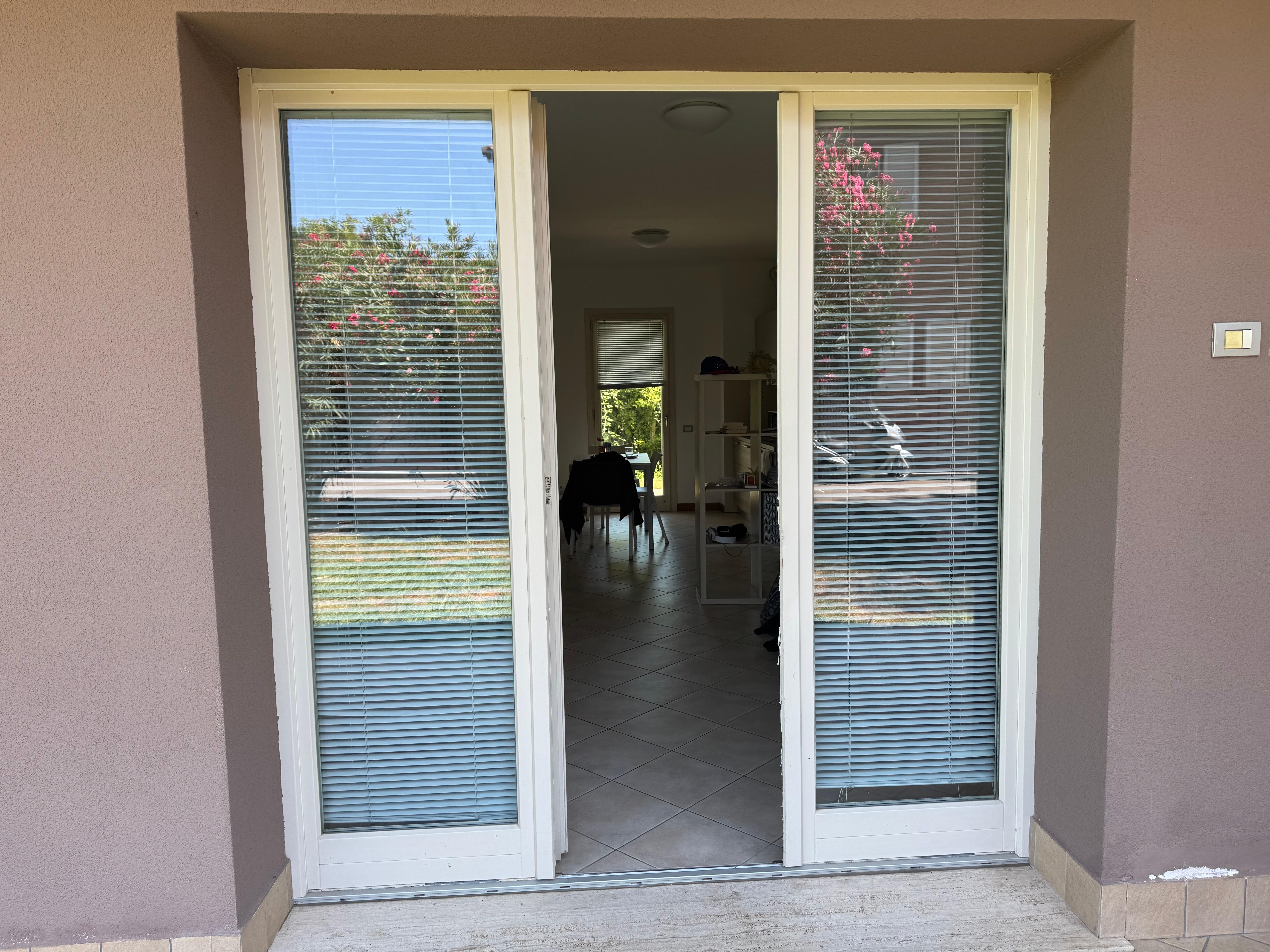 Door leading into apartment 